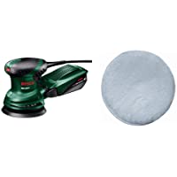 Bosch PEX 220 A - Lijadora excéntrica (220 W- Ø-plato lijador: 125 mm- Microfilter System- Excentricidad: 4 mm) + Bosch…